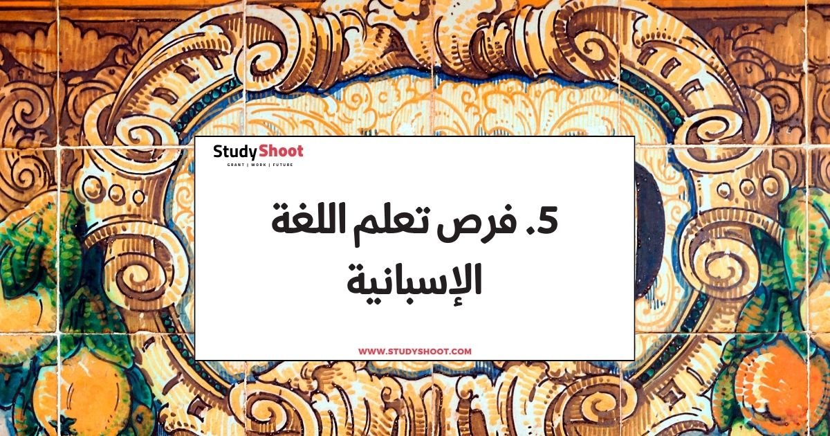 5. فرص تعلم اللغة الإسبانية