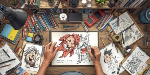 رسام الكاريكاتير