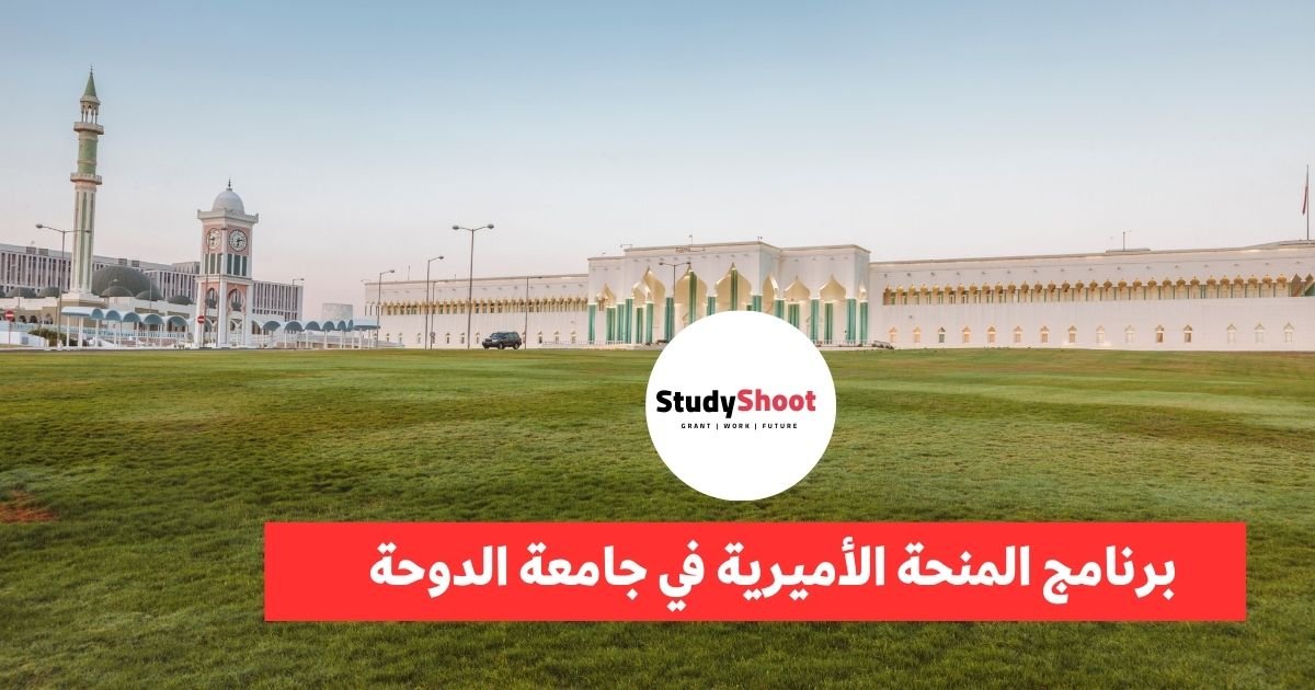 برنامج المنحة الأميرية في جامعة الدوحة STUDYSHOOT