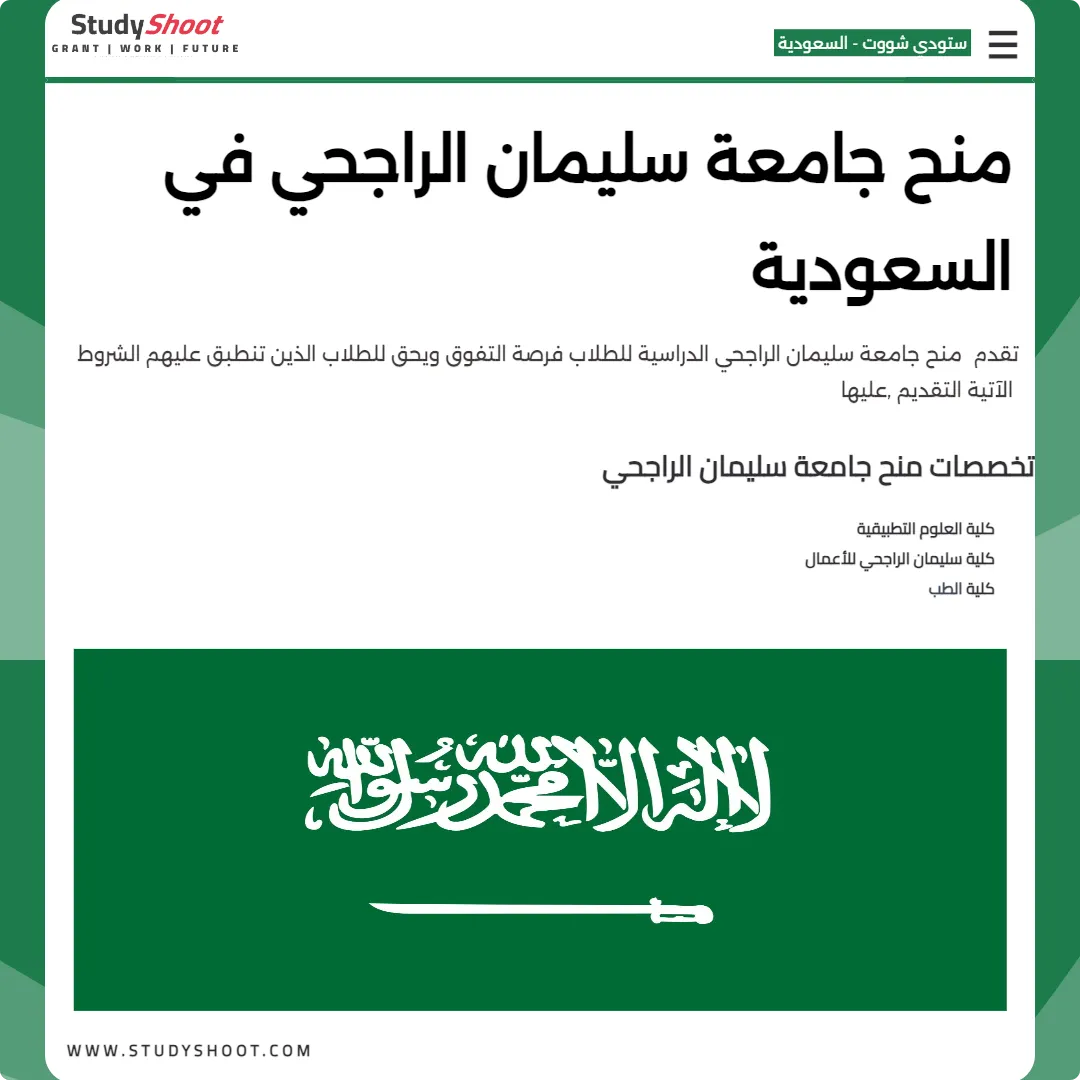 منح جامعة سليمان الراجحي في السعودية