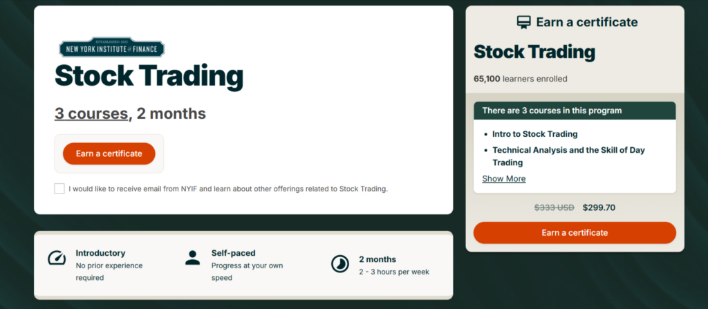 ستودي شووت دورة تحليل السوق المالية