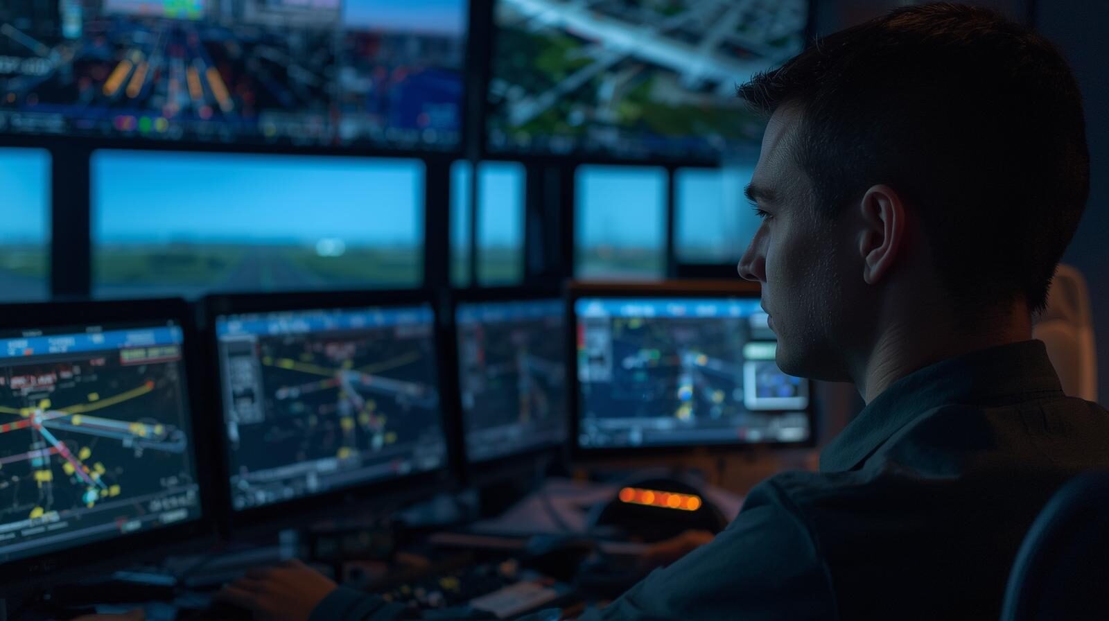 مراقب حركة جوية مراقب حركة جوية