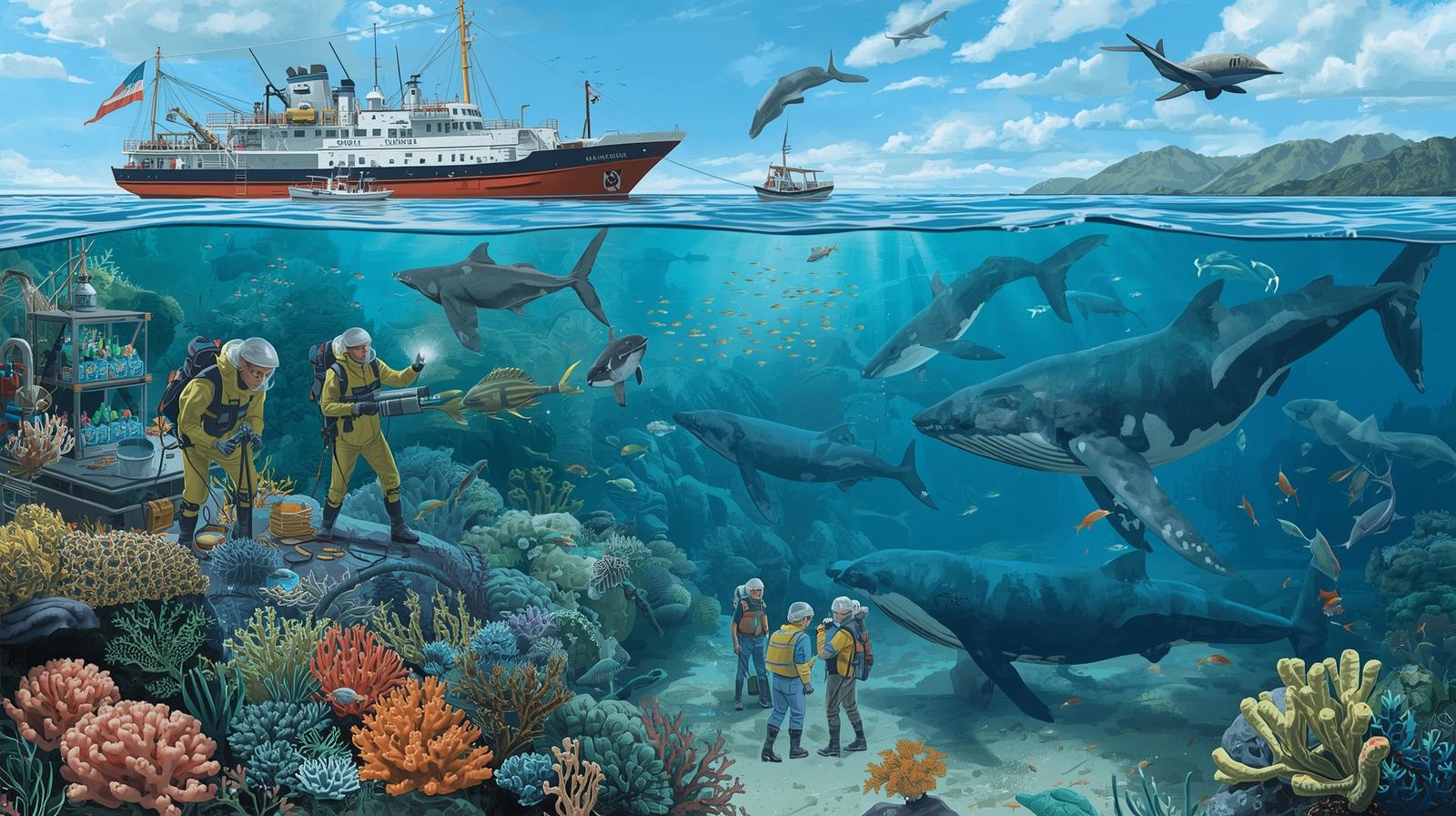 نسبة الطلب على تخصص العلوم البحرية