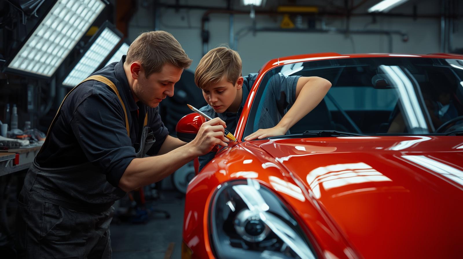 اوسبيلدونغ دهان السيارات