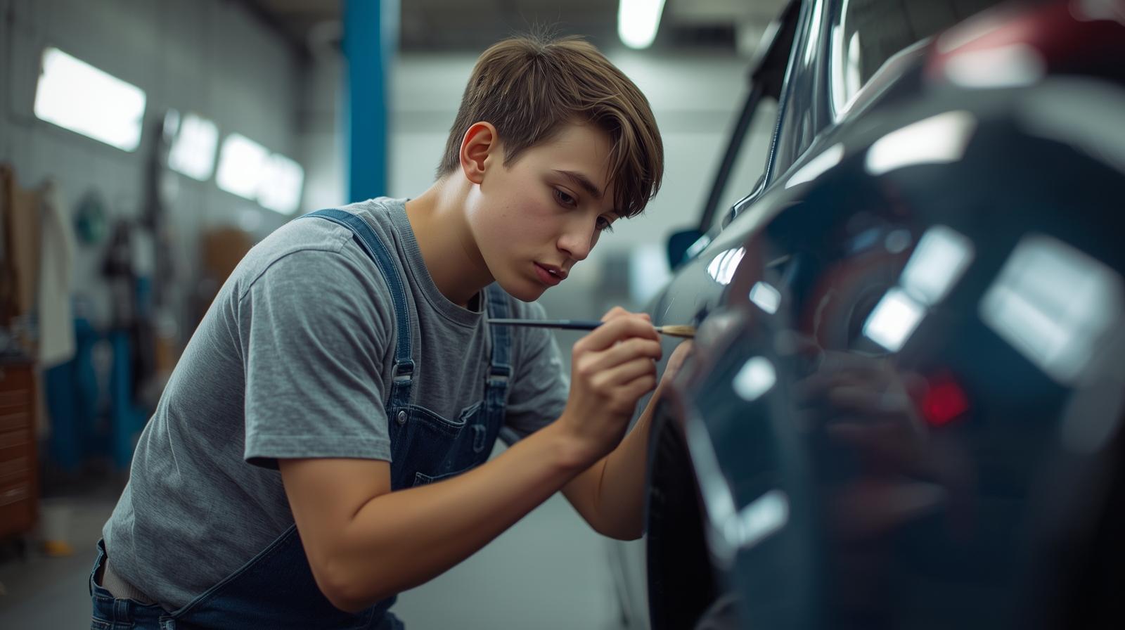 اوسبيلدونغ دهان السيارات