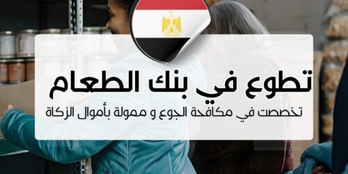 التطوع في بنك الطعام المصري