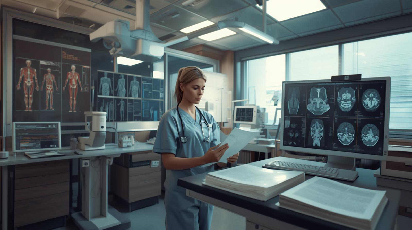 المدة الزمنية لدراسة تخصص الأشعة التشخيصية