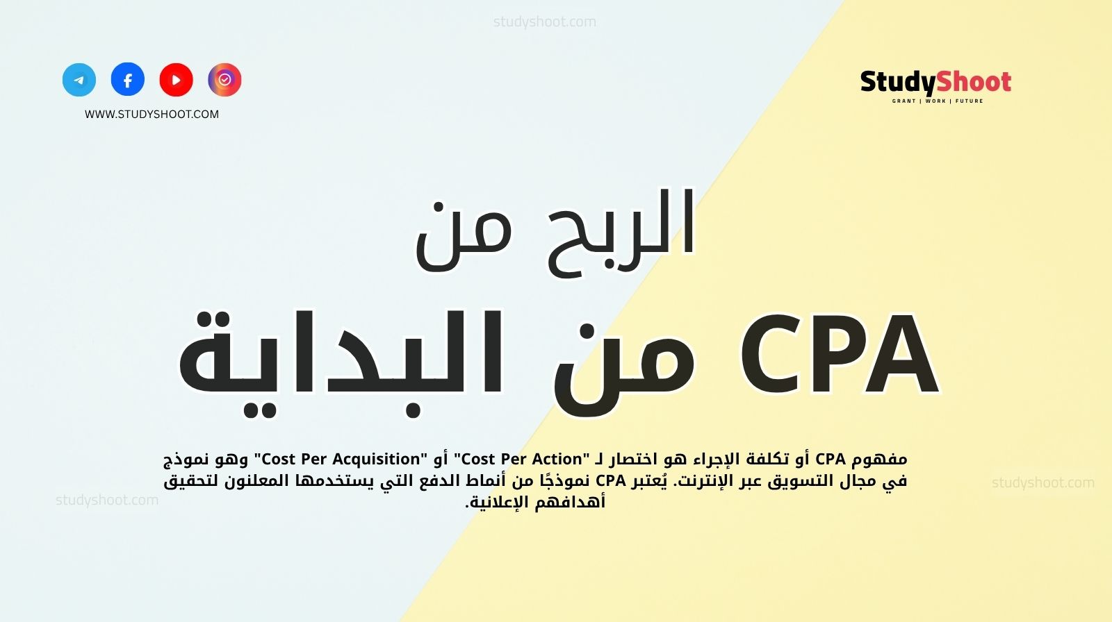 الربح من CPA من البداية وحتى الاحتراف