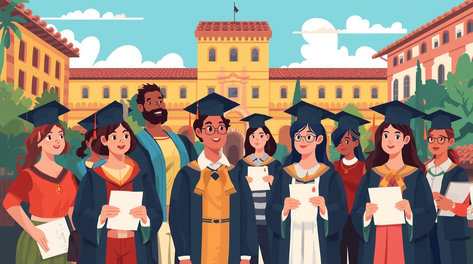 تخصصات منحة جامعة لا ريوخا المتاحة