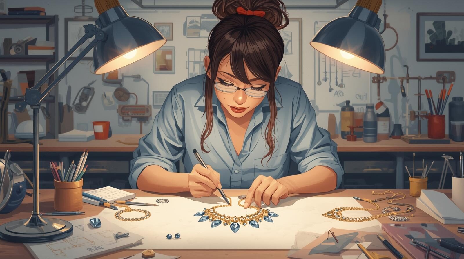 أوسبيلدونغ تصميم مجوهرات