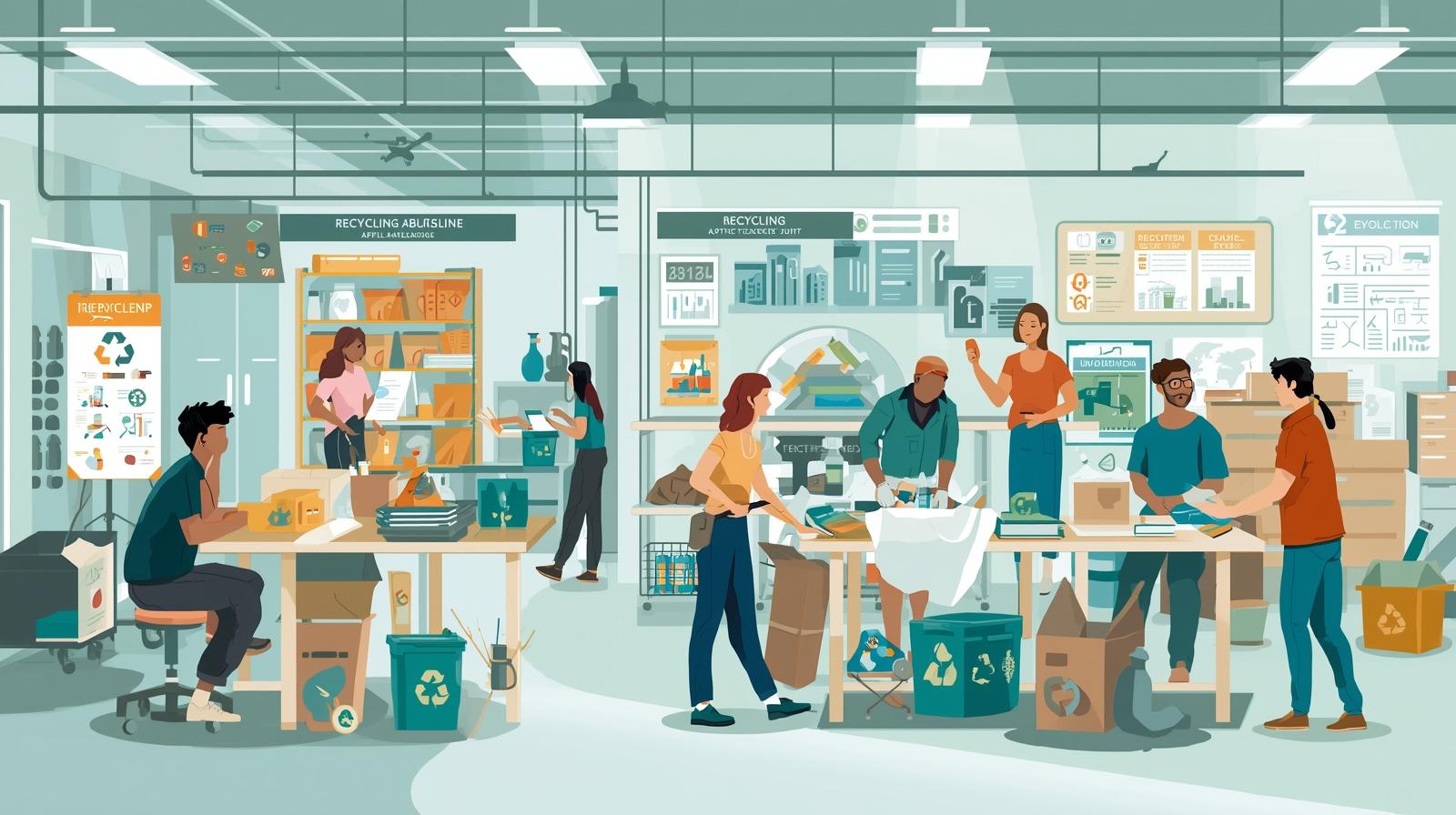 محتوى التدريب المهني في أوسبيلدونغ إعادة التدوير