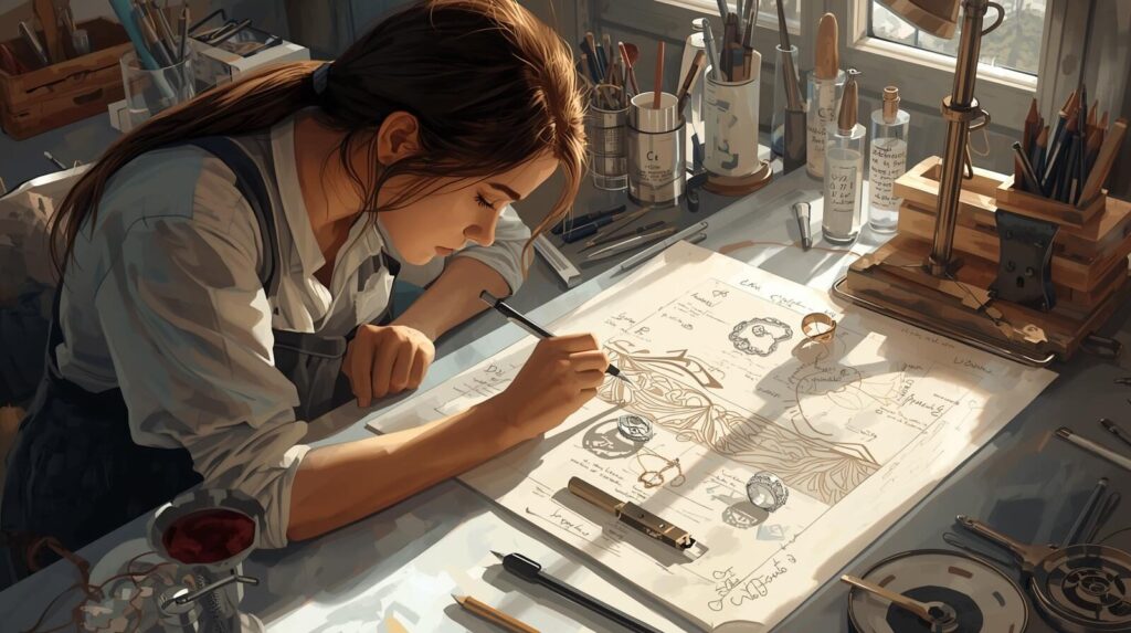 أوسبيلدونغ تصميم مجوهرات