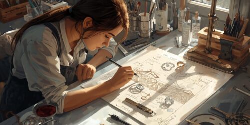 أوسبيلدونغ تصميم مجوهرات