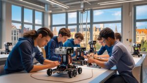 دراسة علوم الروبوتات في بلجيكا