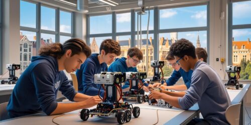 دراسة علوم الروبوتات في بلجيكا