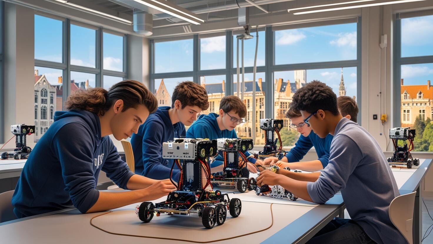 دراسة علوم الروبوتات في بلجيكا