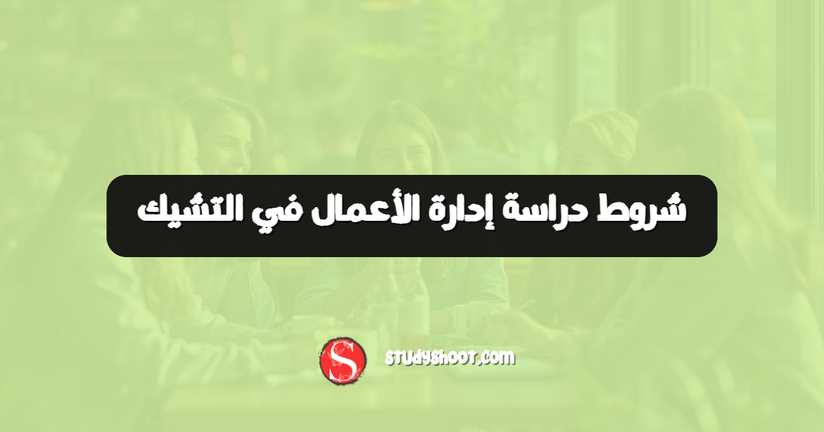 شروط دراسة إدارة الأعمال في التشيك