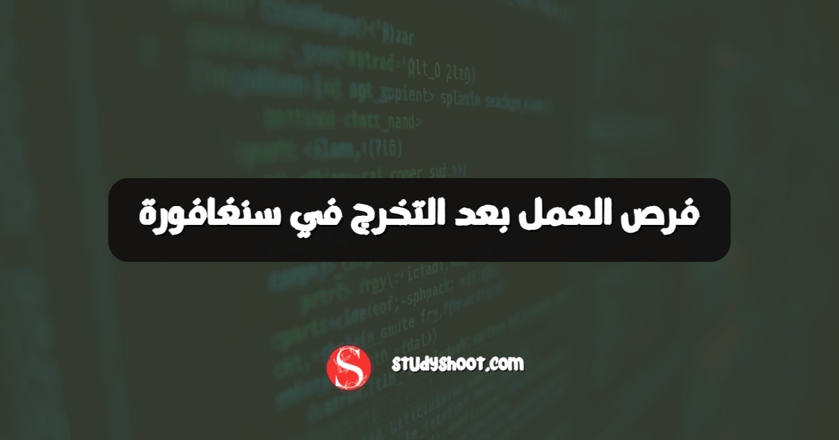 فرص العمل بعد التخرج في سنغافورة