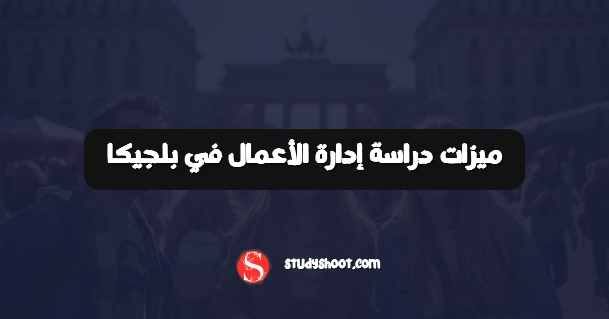 ميزات دراسة إدارة الأعمال في بلجيكا
