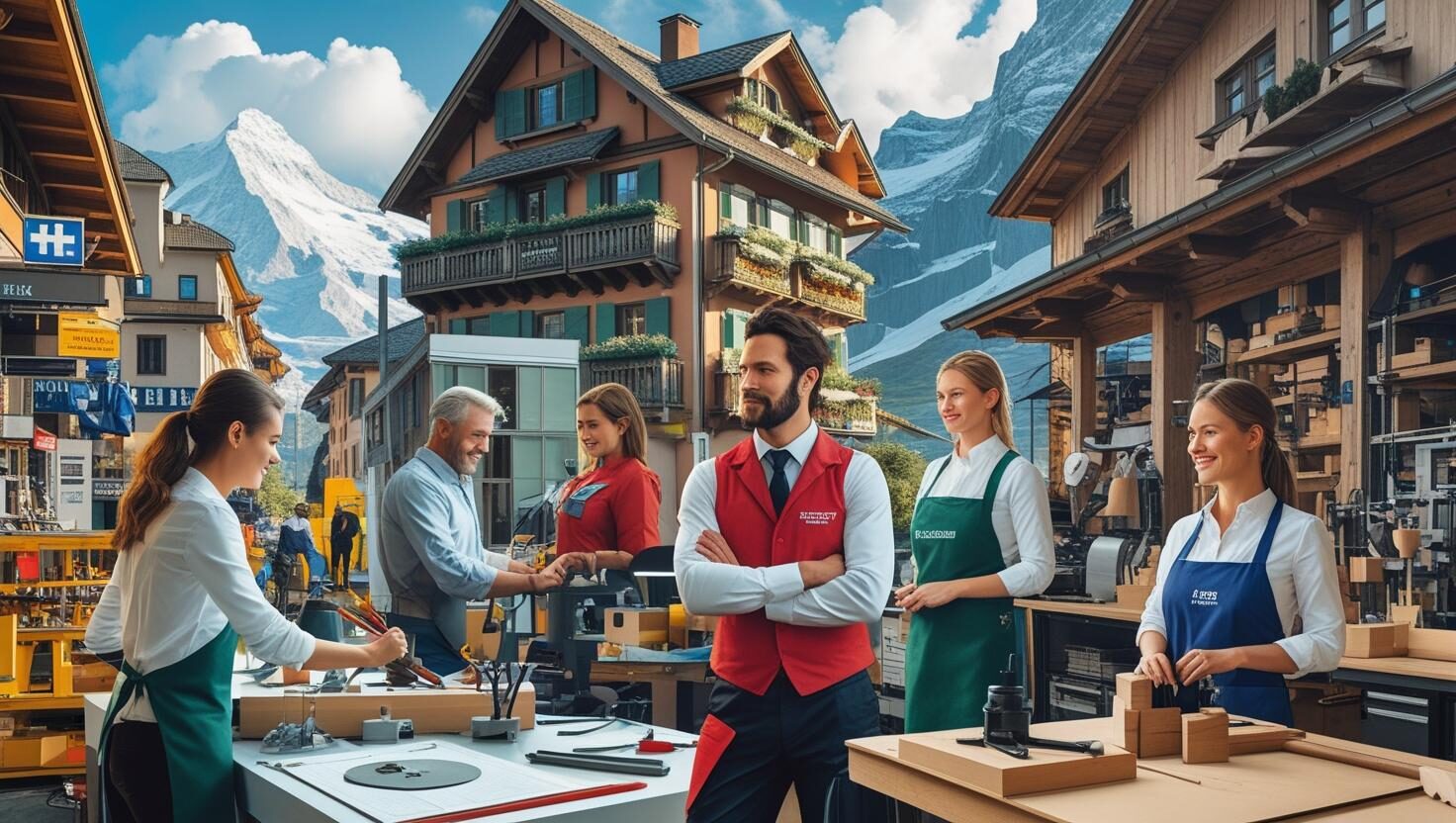 العمل في سويسرا