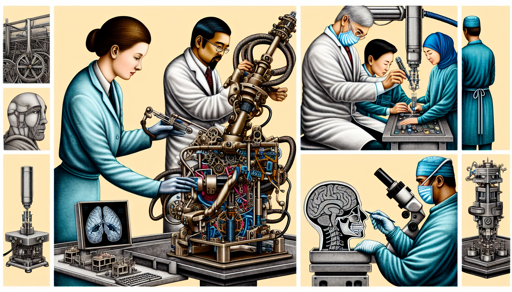 العمل في المجالات التقنية والطبية المتقدمة