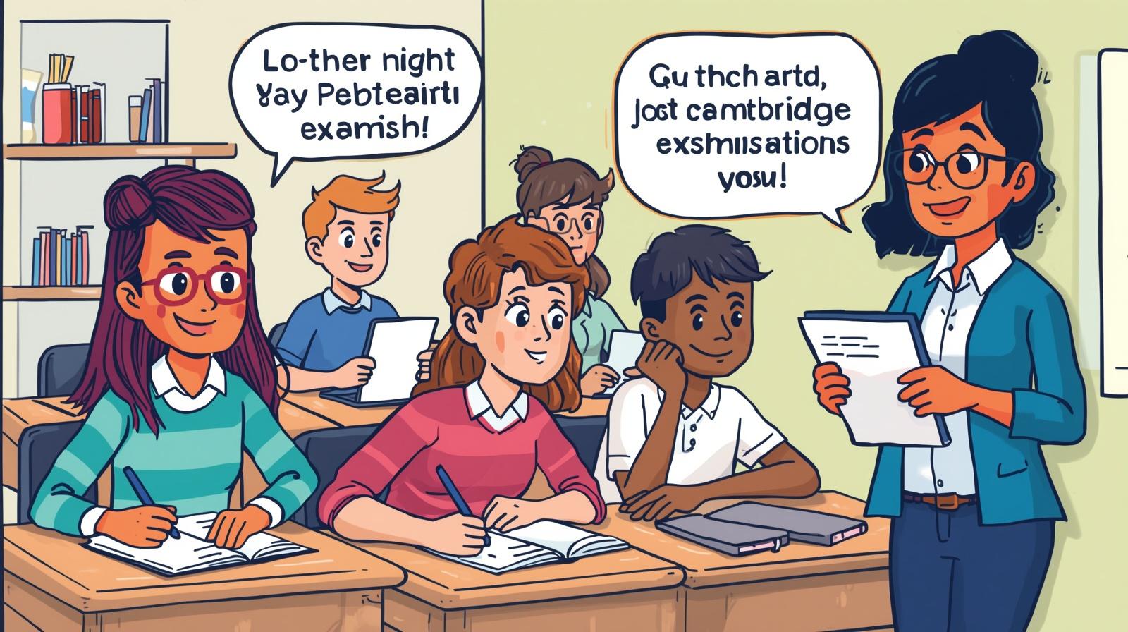 هيكل امتحانات كامبردج للغة الإنجليزية