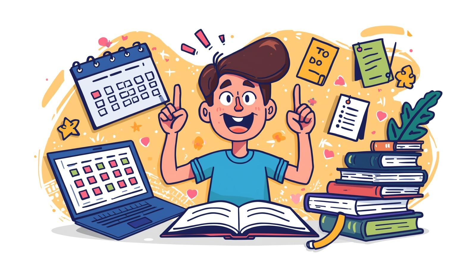 استراتيجيات للالتزام بخطة الدراسة