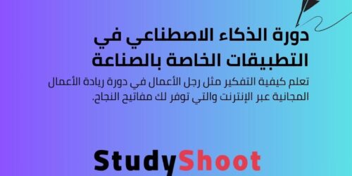 دورة الذكاء الاصطناعي في التطبيقات الخاصة بالصناعة