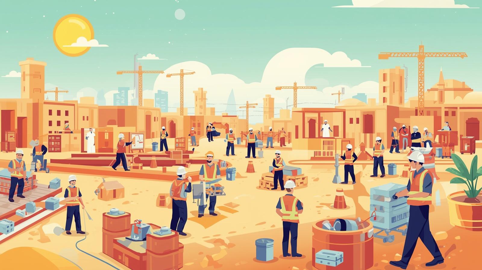 عمال الحرف وعمال الصَّنعات لاتحتاج شهادات في مكتب العمل الإمارات