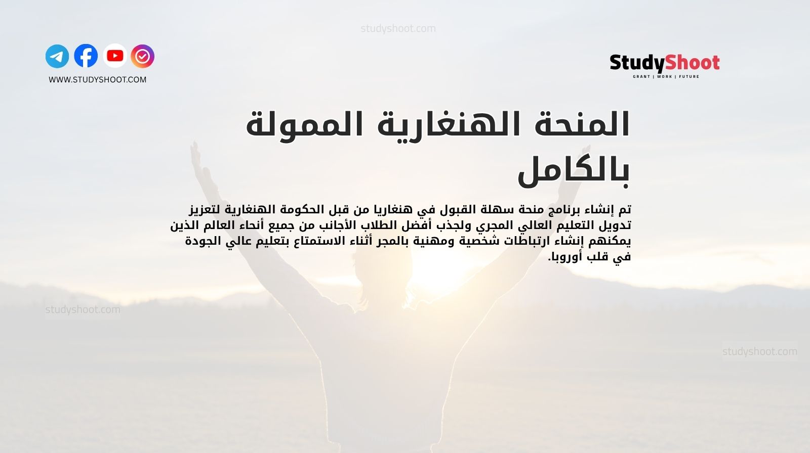 المنحة الهنغارية الممولة بالكامل