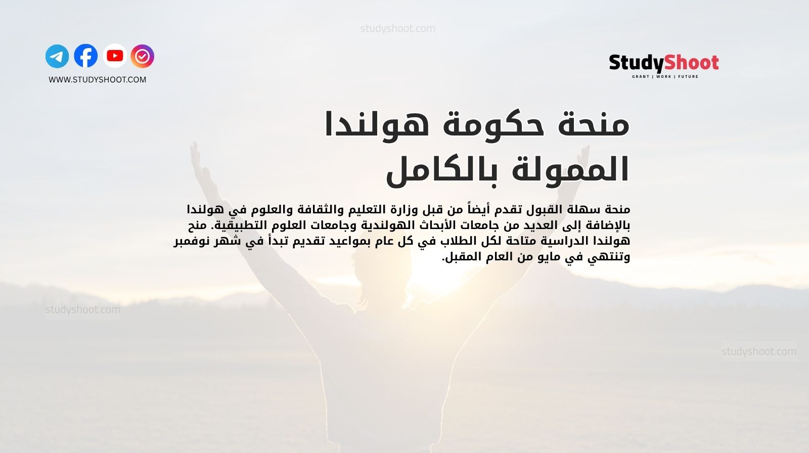 منحة حكومة هولندا الممولة بالكامل