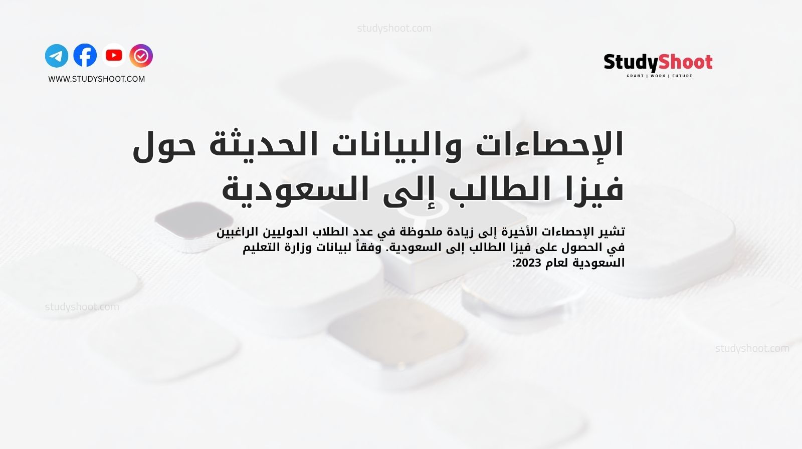 الإحصاءات والبيانات الحديثة حول فيزا الطالب إلى السعودية