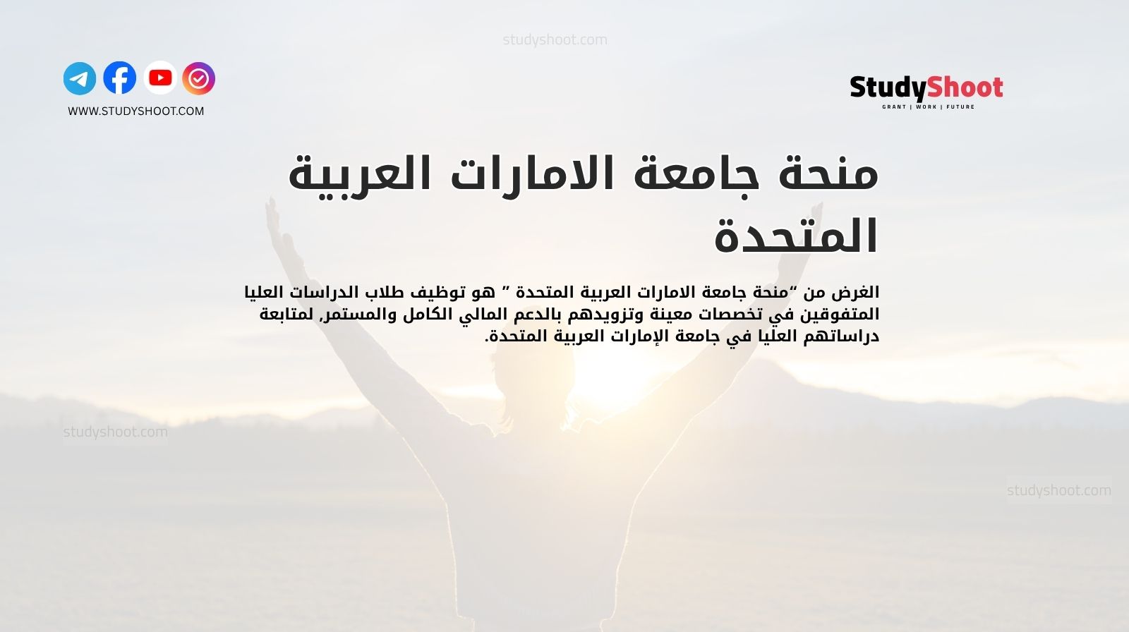 منحة جامعة الامارات العربية المتحدة