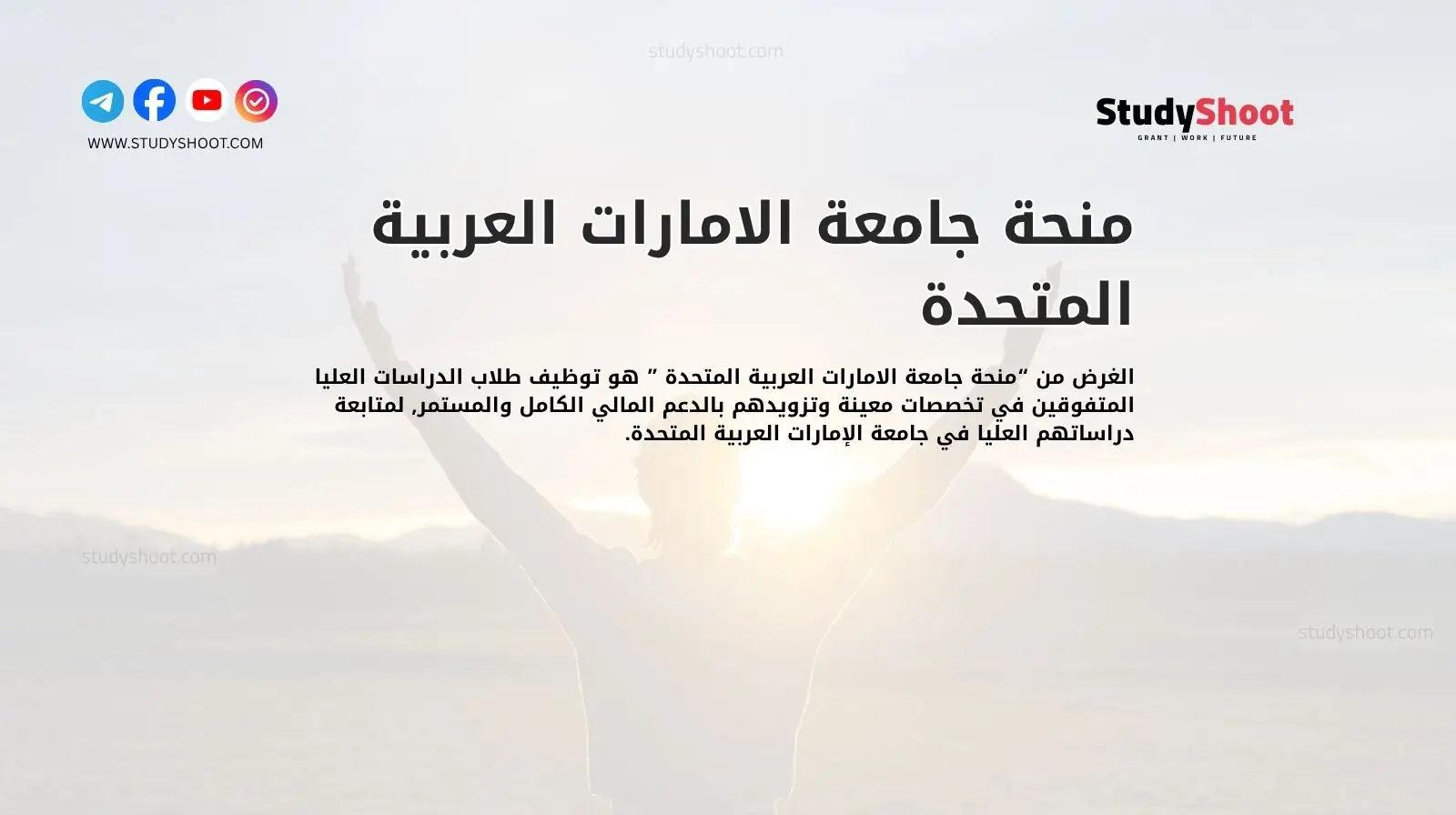 منحة جامعة الامارات العربية المتحدة