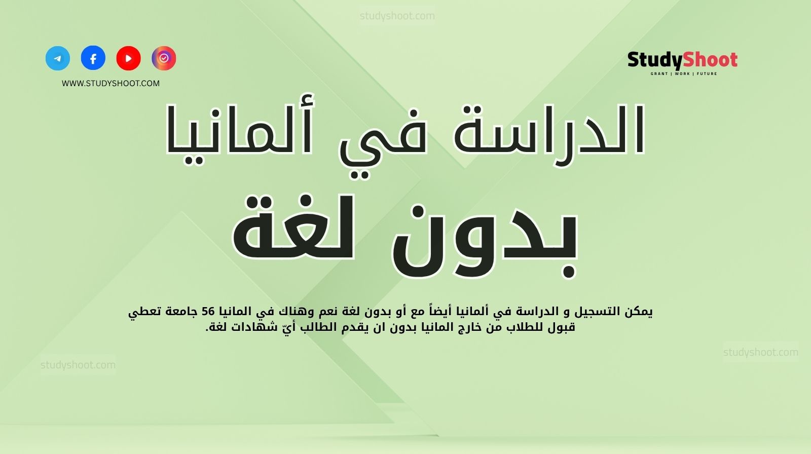 الدراسة في ألمانيا بدون لغة