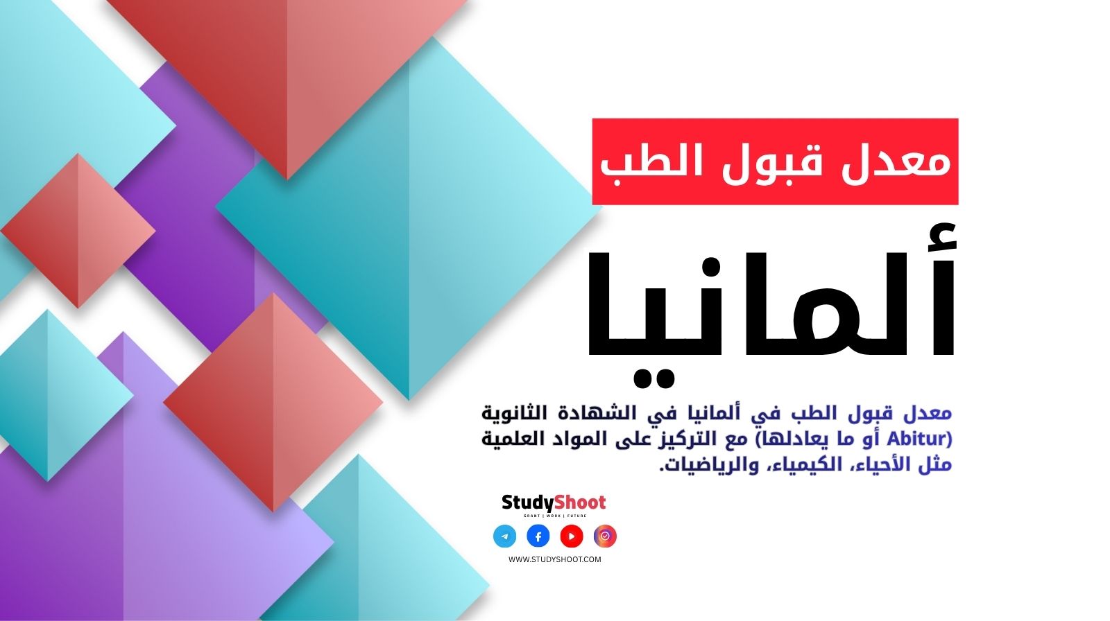 معدل قبول الطب في ألمانيا