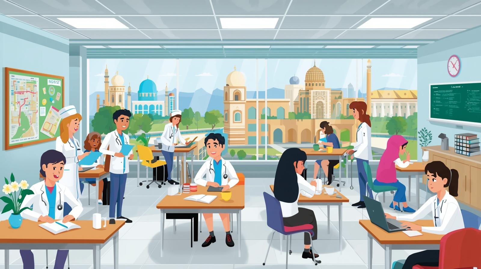 تخصصات دراسة التمريض في أوزباكستان