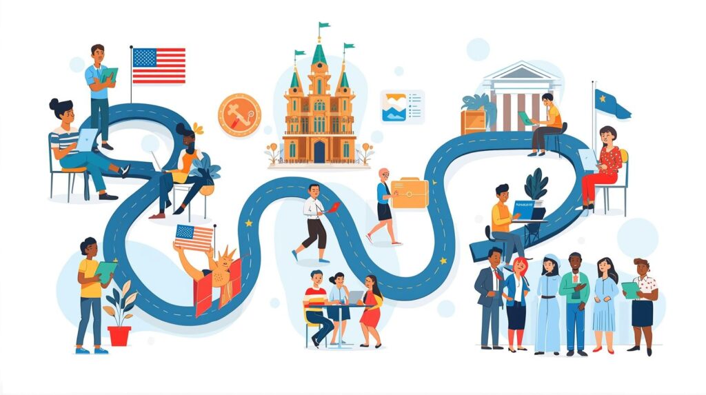 ستودي شووت التأشيرات والهجرة الجرين كارد