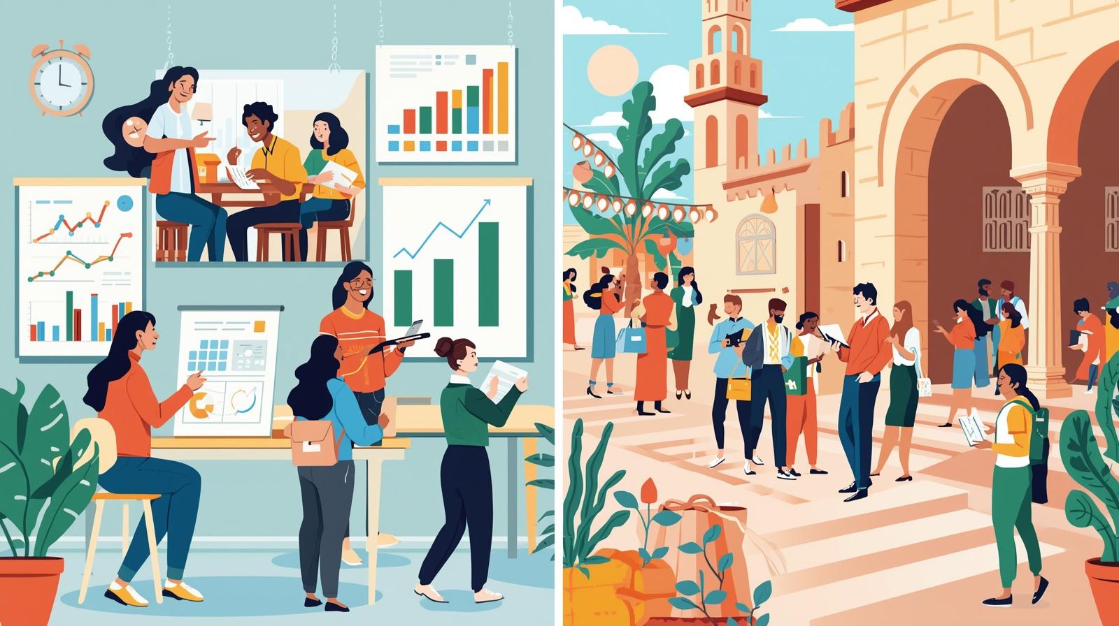 عن دراسة إدارة الأعمال في الجزائر