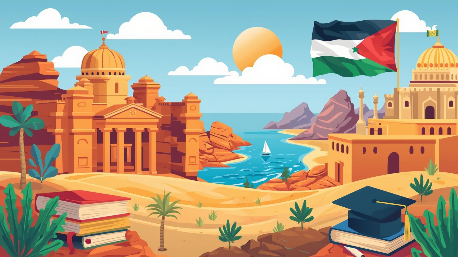 أنواع فيزا الطالب إلى الأردن