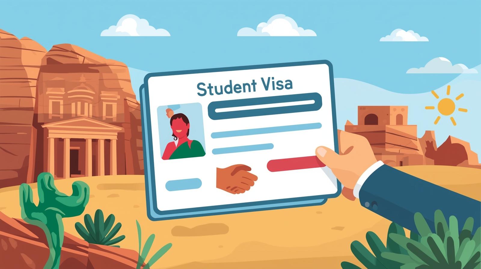 الإطار القانوني لفيزا الطالب إلى الأردن