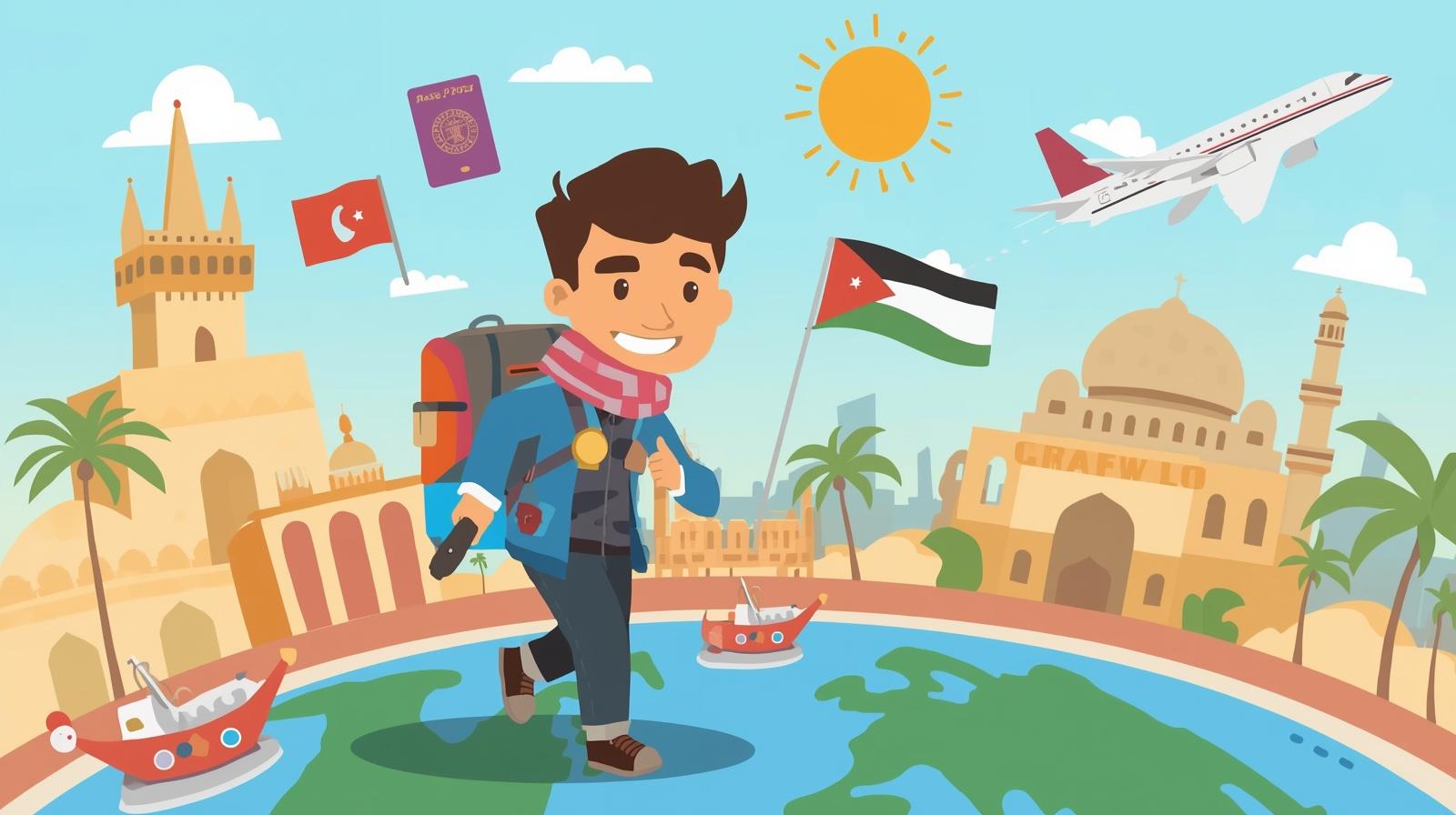 إحصائيات حول فيزا الطالب إلى الأردن