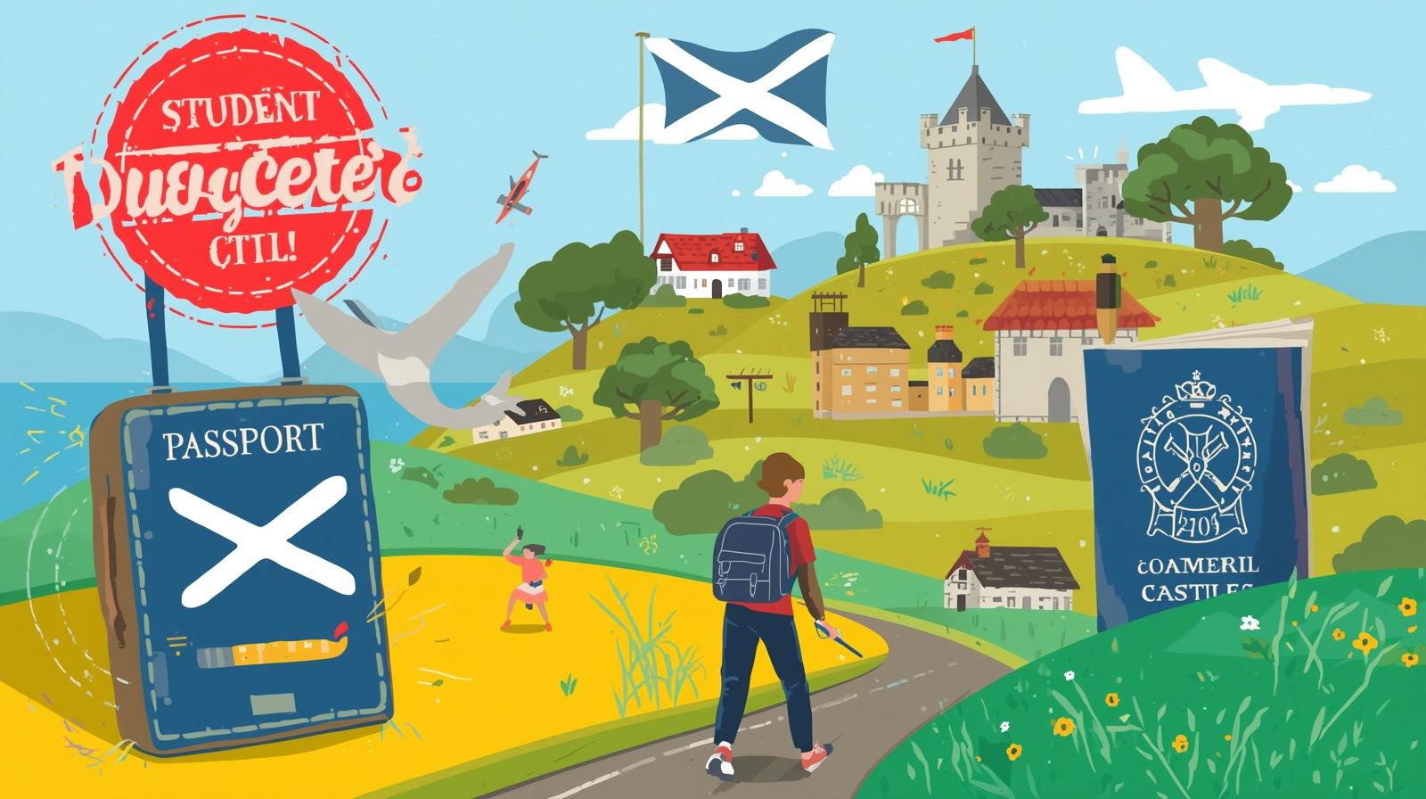 اختبار اللغة الإنجليزية لفيزا الطالب في اسكتلندا