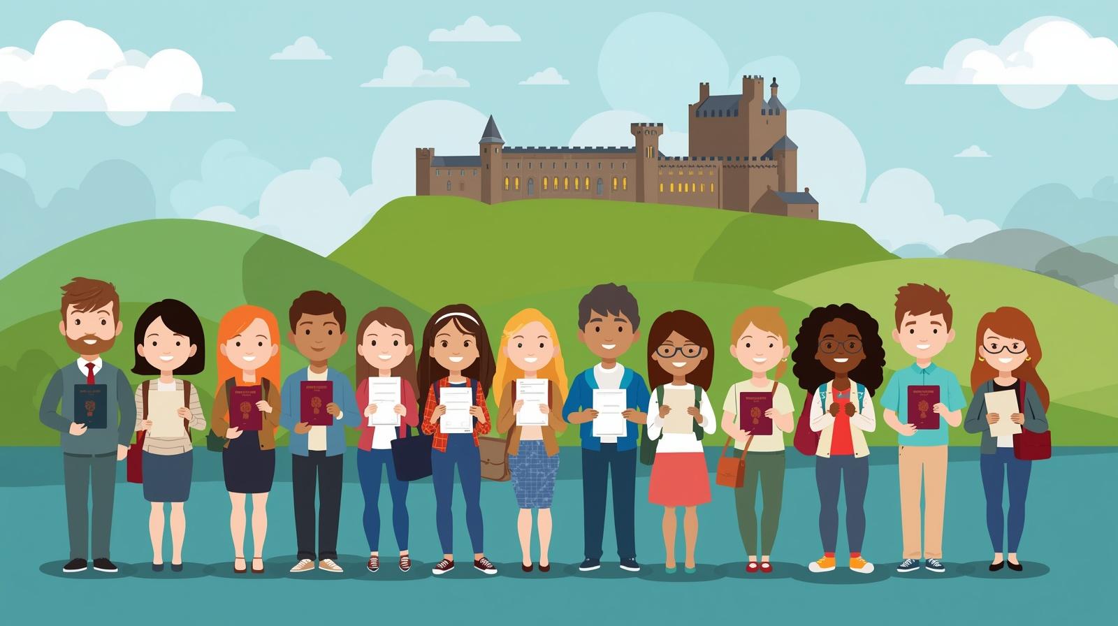 أسئلة متكررة حول فيزا الطالب