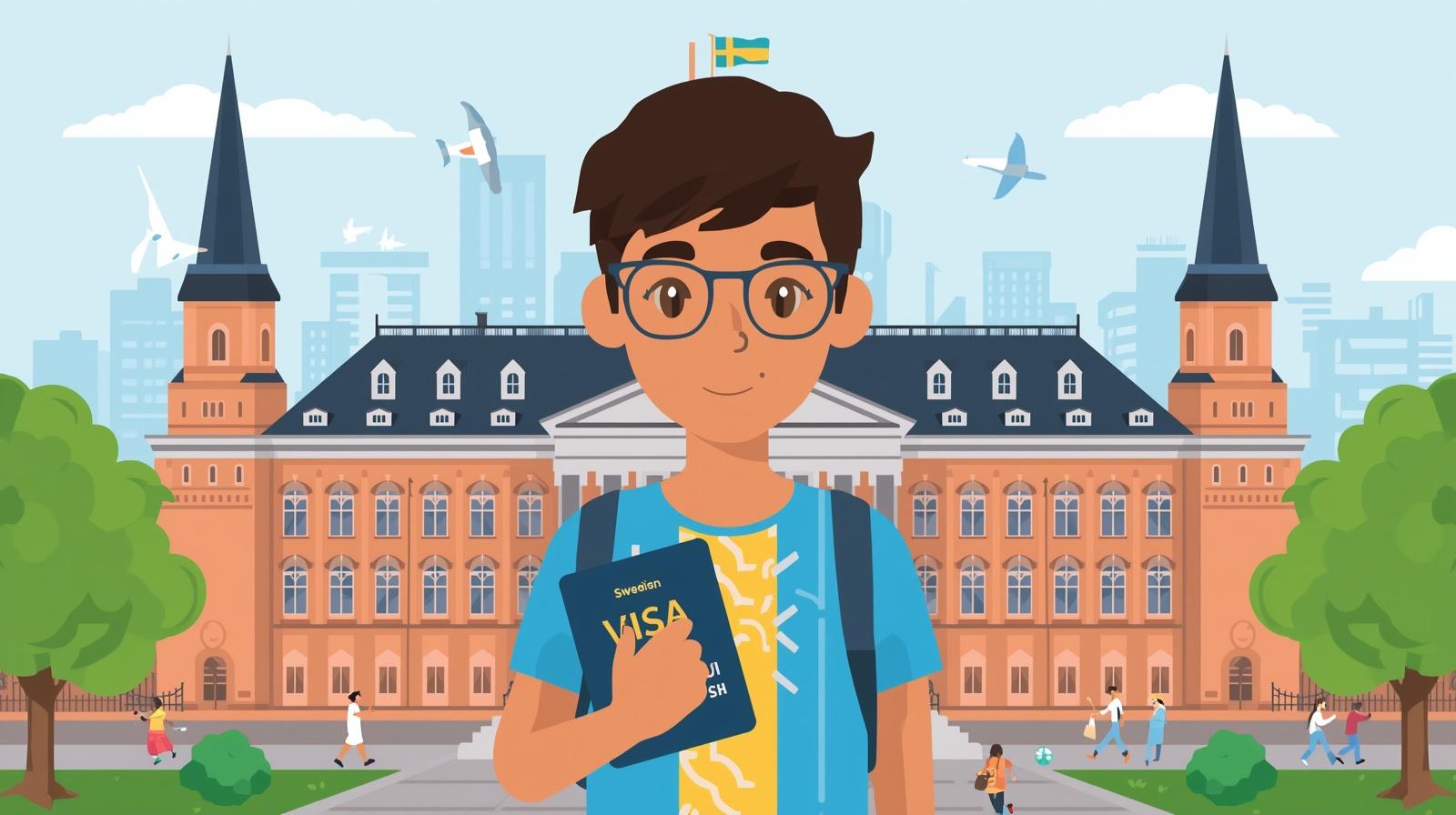 الوثائق الأساسية المطلوبة لتقديم فيزا الطالب في السويد