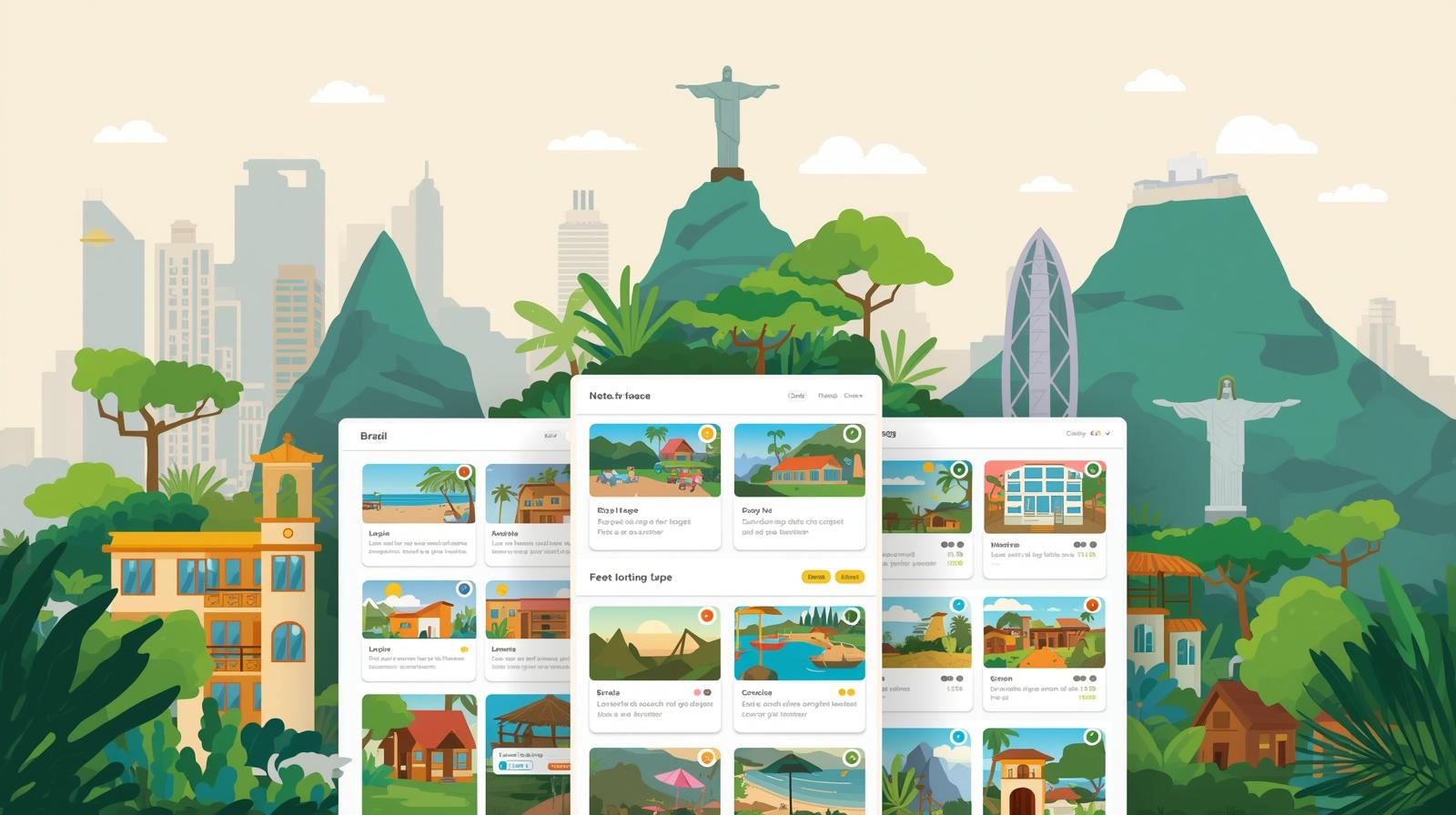 خطوات البحث عن سكن في البرازيل  