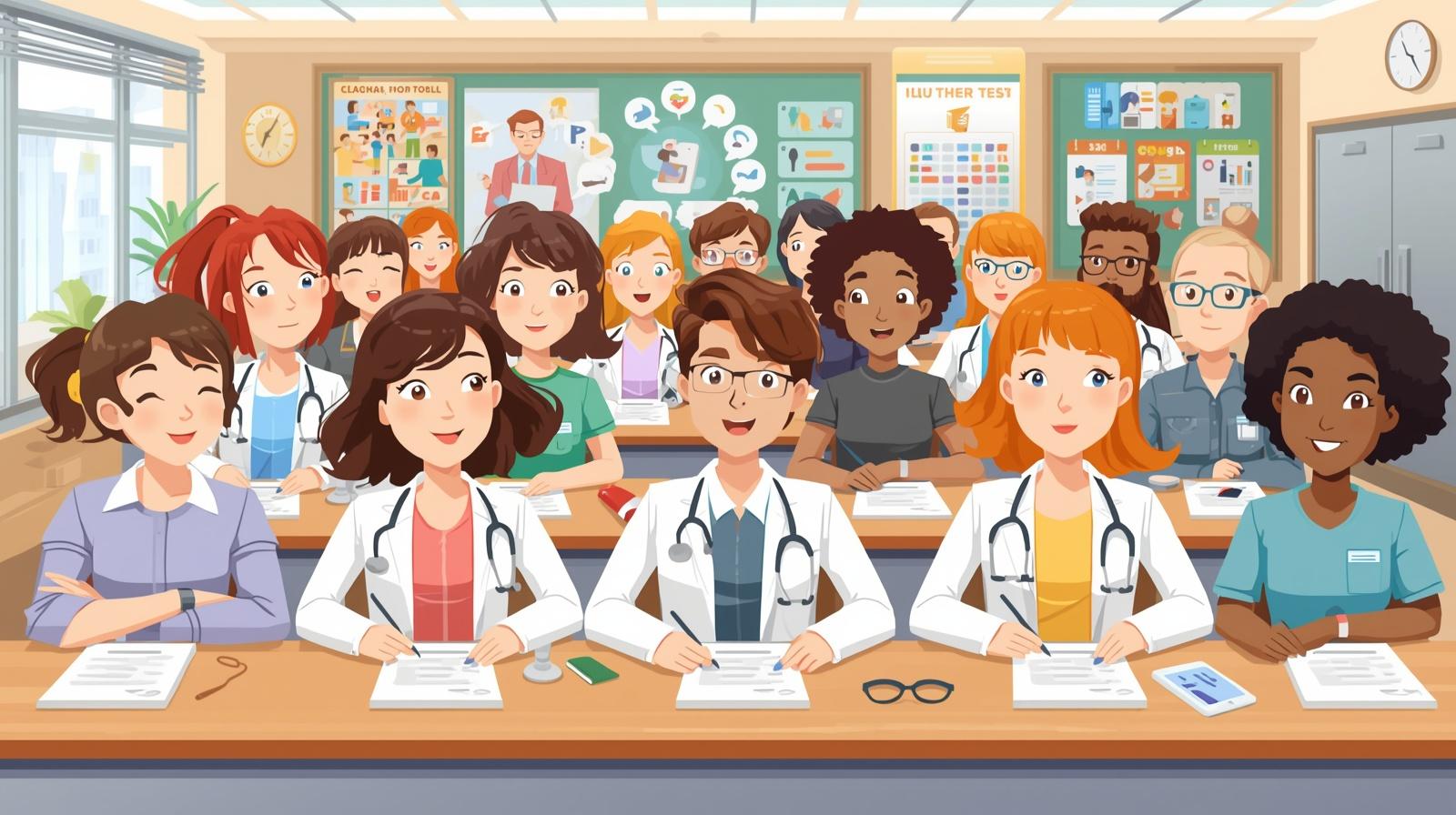 الاستعداد لـ اختبار اللغة الألمانية الطبية