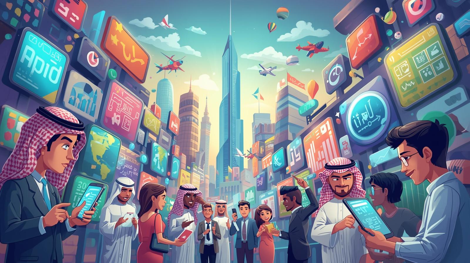 عن دراسة التسويق الرقمي في السعودية