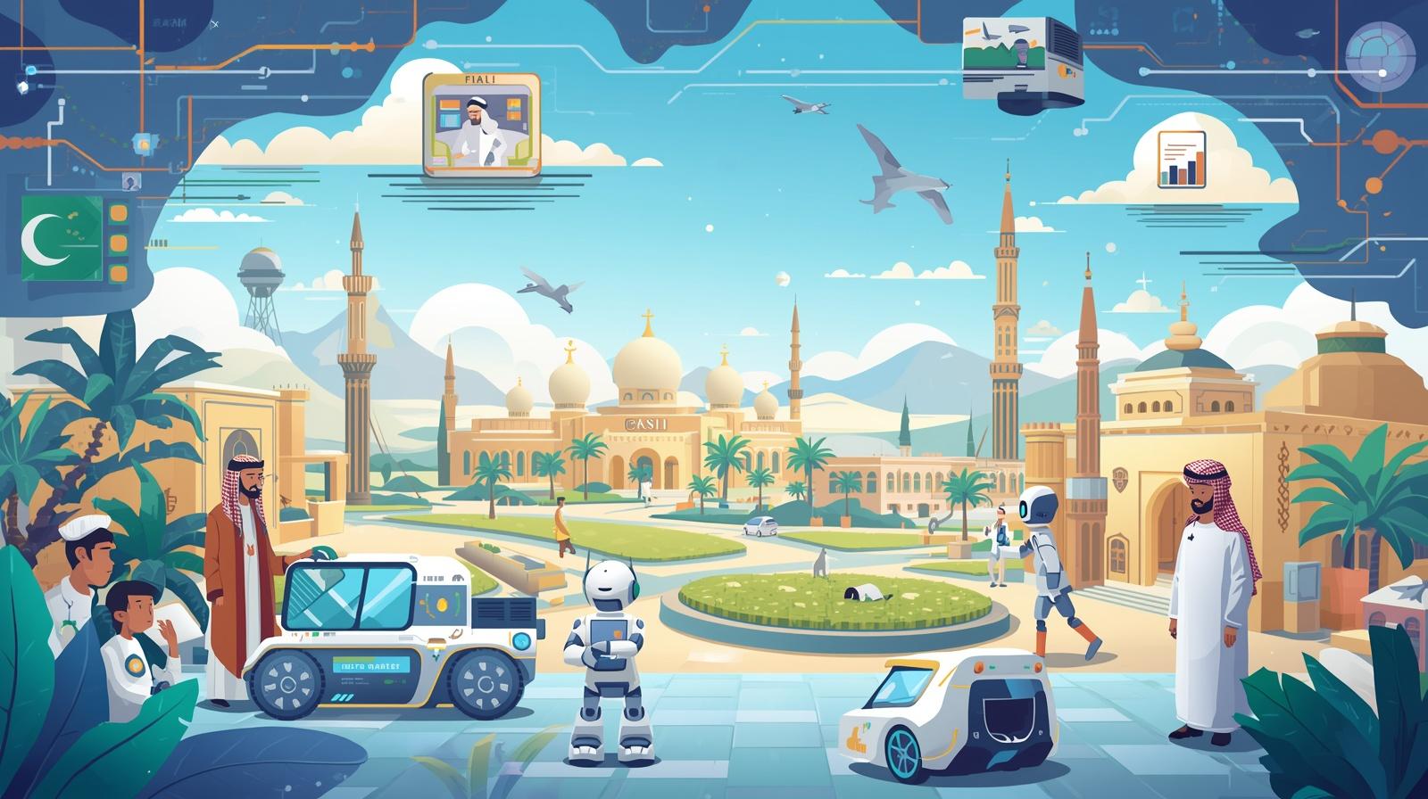 عن دراسة الذكاء الاصطناعي في السعودية