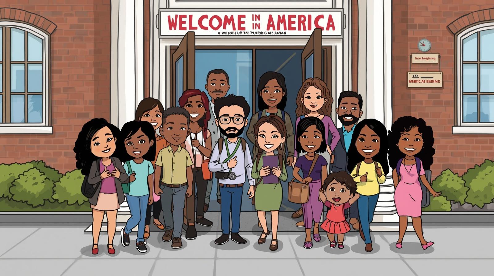 الحقوق والمزايا بعد قبول اللجوء في أمريكا